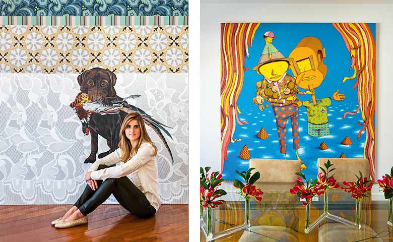 Em São Paulo, a consultora de arte Daniela Duvivier abre as portas de seu apê-galeria, que refaz o layout constantemente, ao sabor das muitas obras de arte que transitam por ali